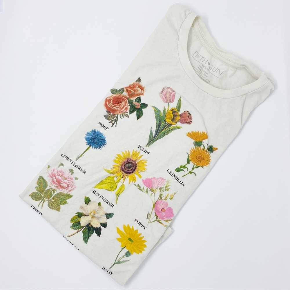 ‼️SOLD‼️Floral tee